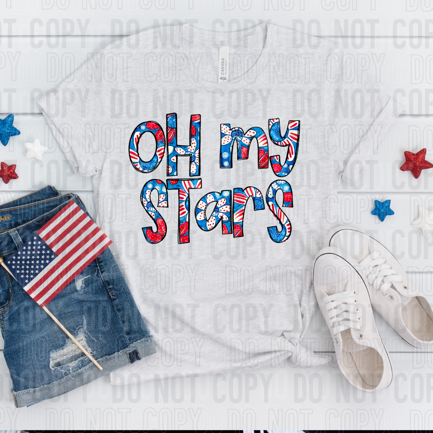DTF TRANSFER Oh My Stars