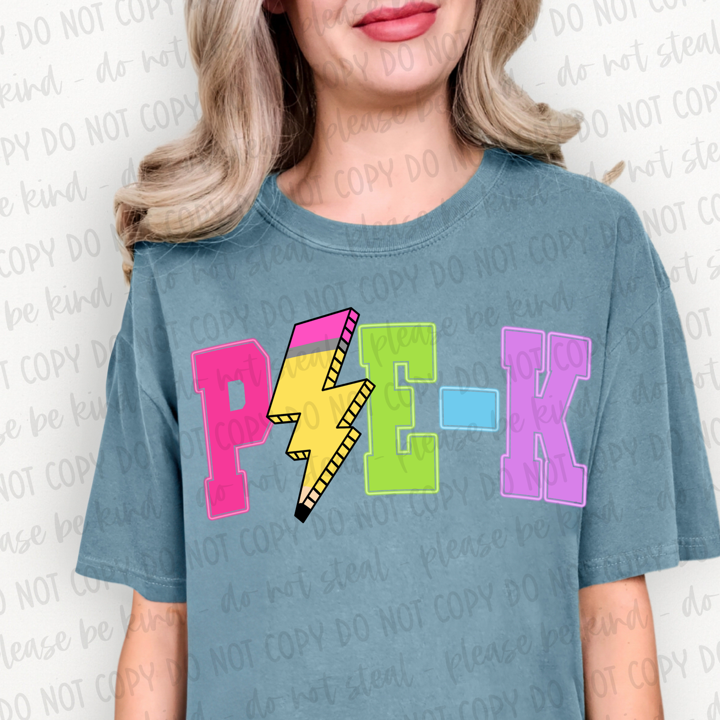 DTF TRANSFER Neon Pre-K