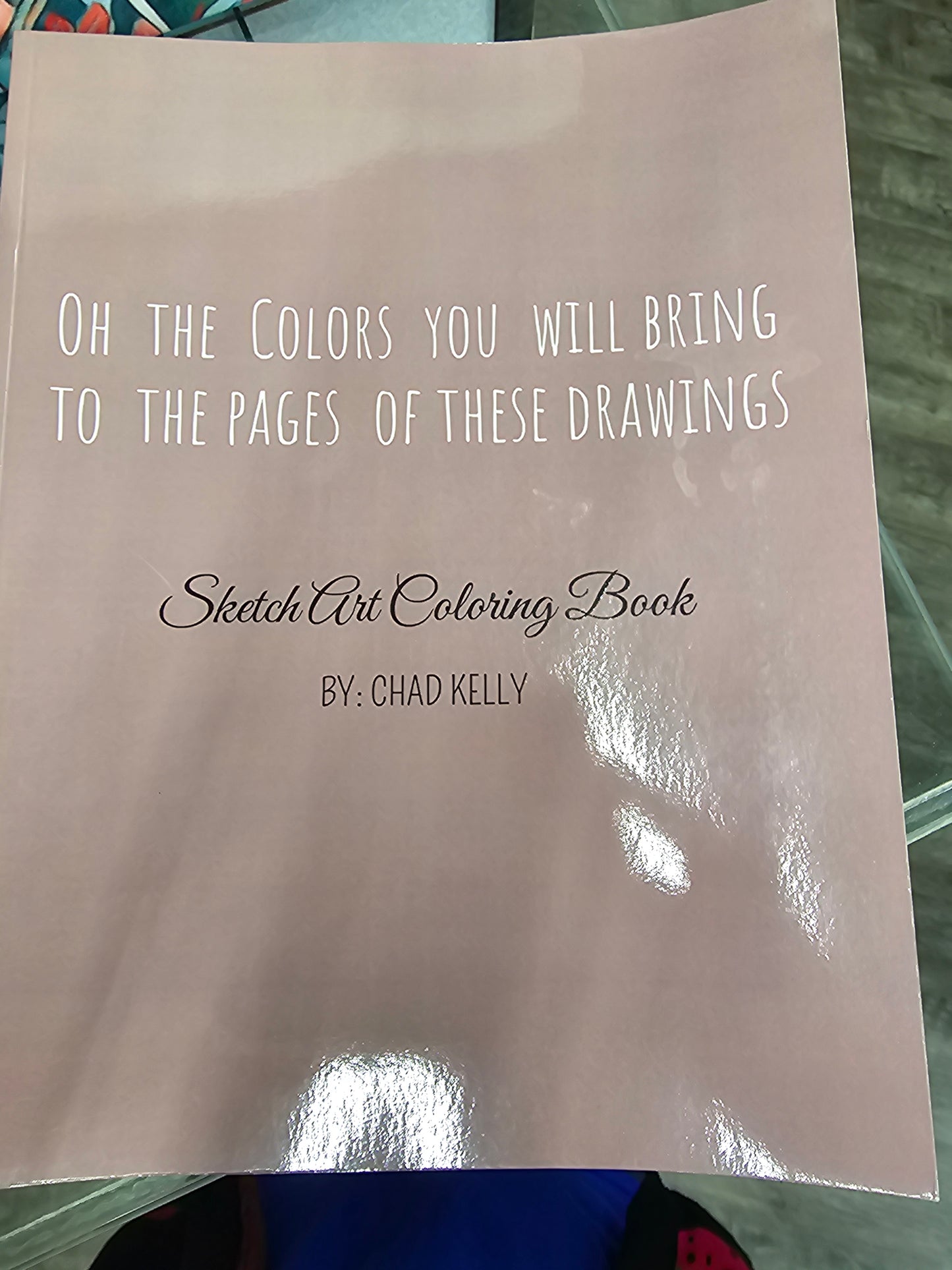 Hand drawn coloring books