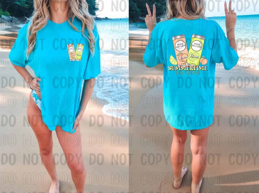 DTF TRANSFER Cerra's Shop Summertime Seltzers
