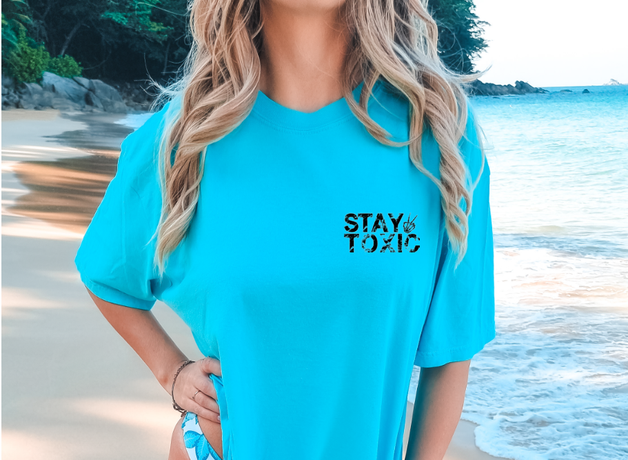 25 cent Tuesday DTF TRANSFER Stay Toxic 4"