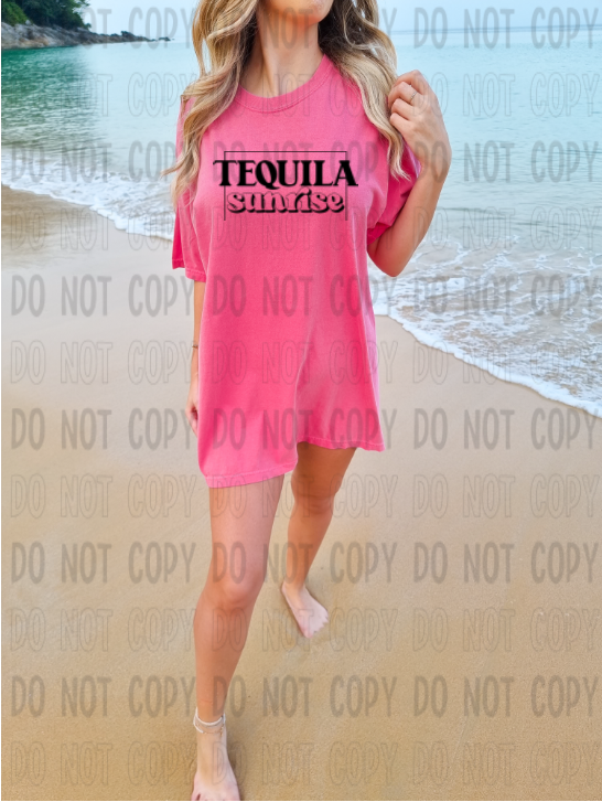 DTF TRANSFER Cerra's Shop Tequila Sunrise