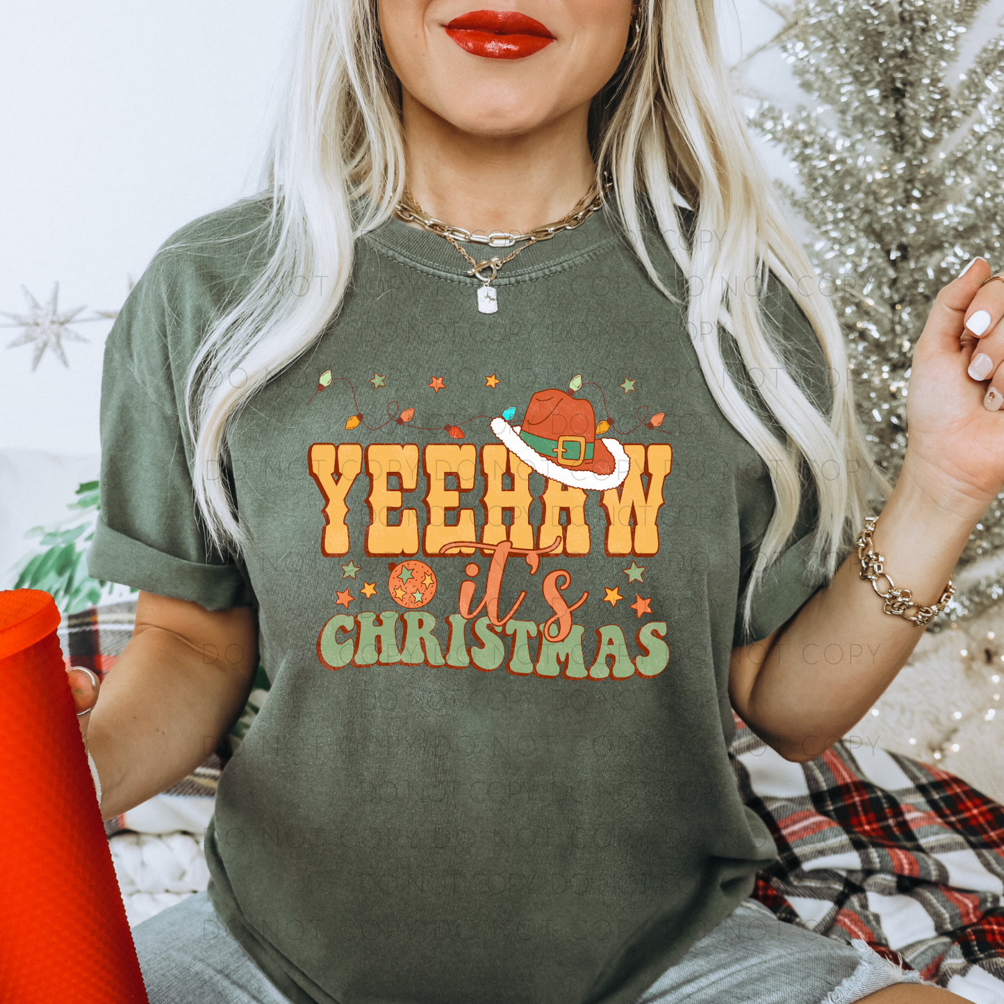 DTF TRANSFER Yeehaw It's Christmas