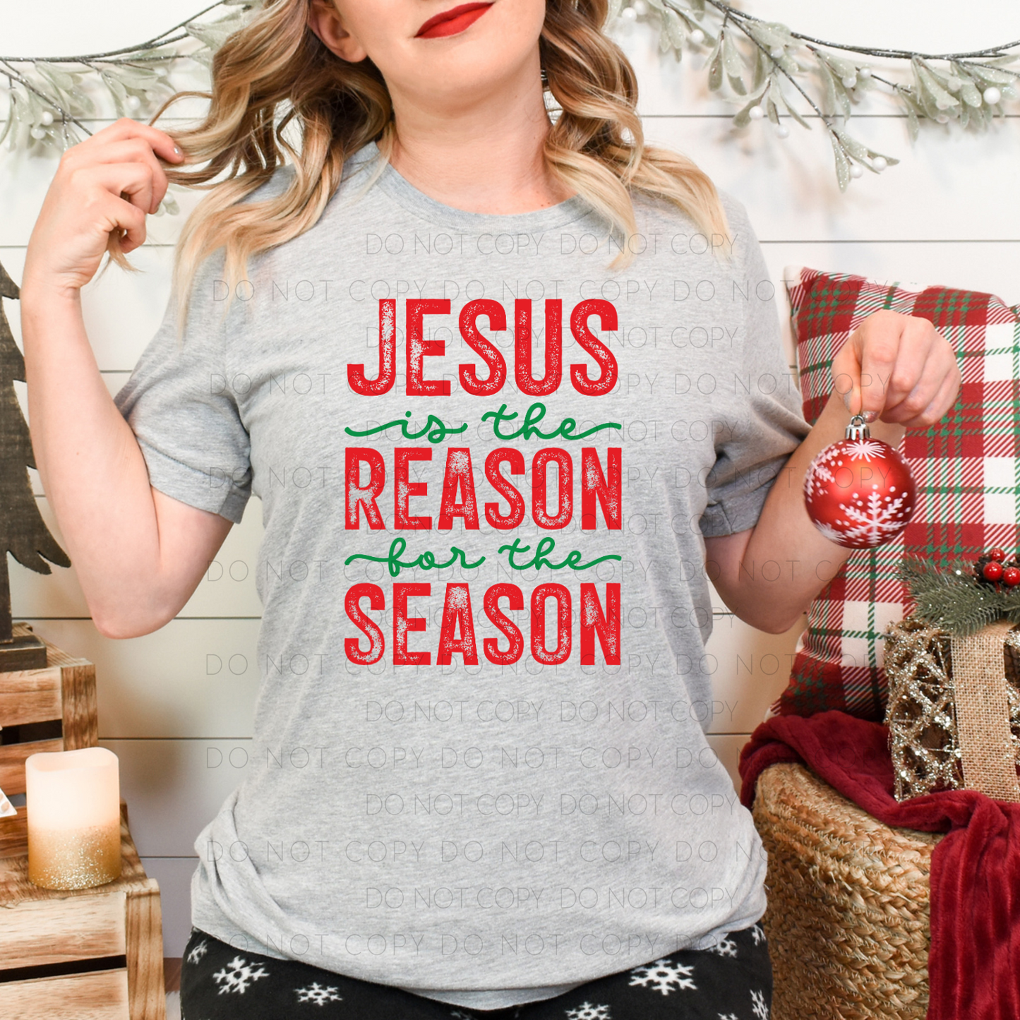 DTF TRANSFER Jesus Is The Reason For The Season
