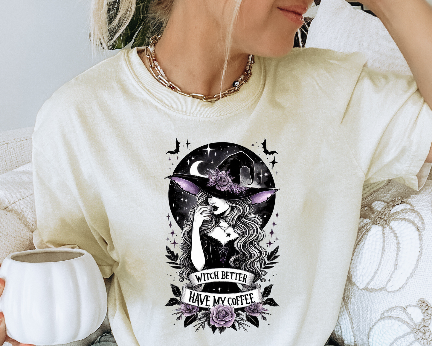 DTF TRANSFER Witch Better Have My Coffee