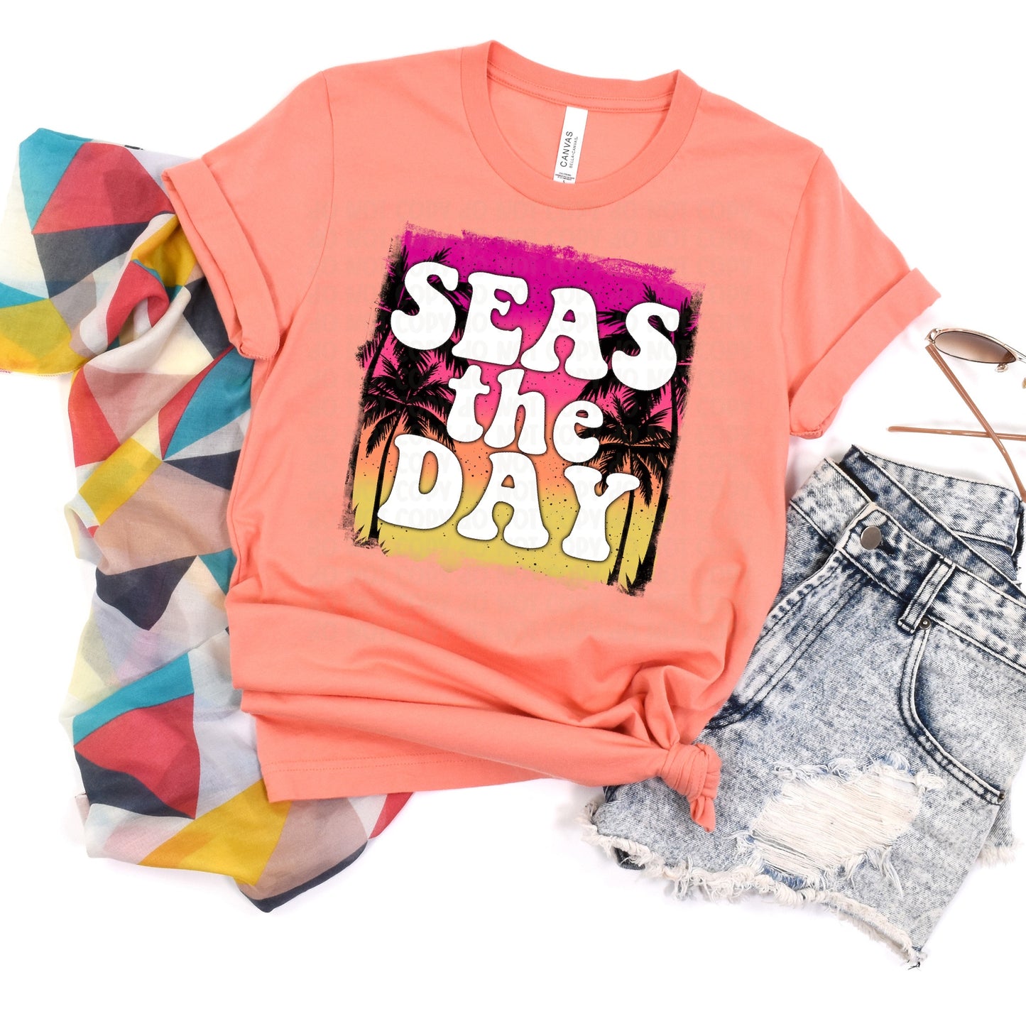 DTF TRANSFER Seas The Day