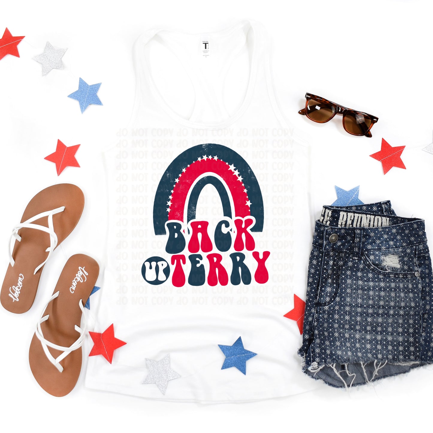 DTF TRANSFER Back Up Terry