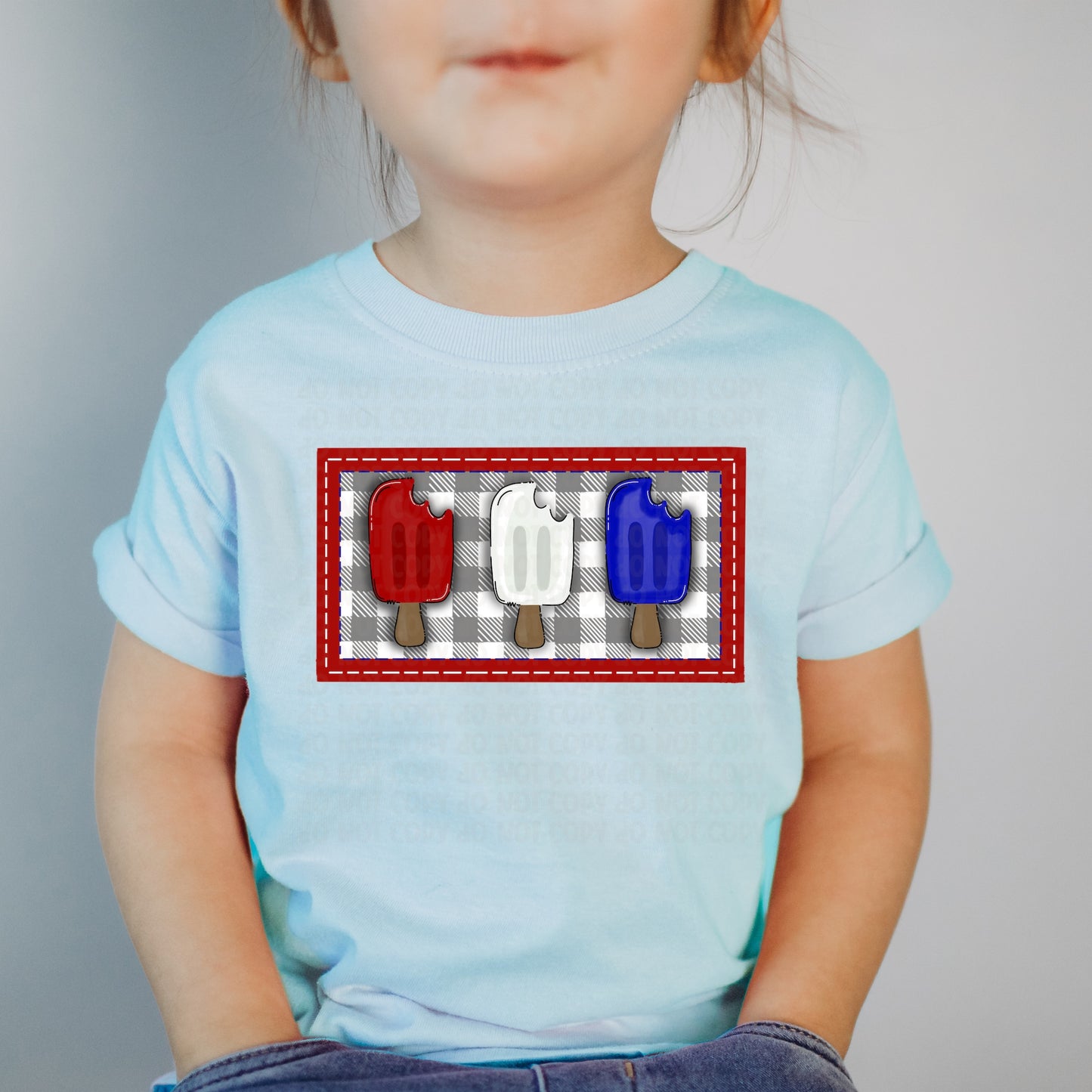 DTF TRANSFER RWB Popsicles