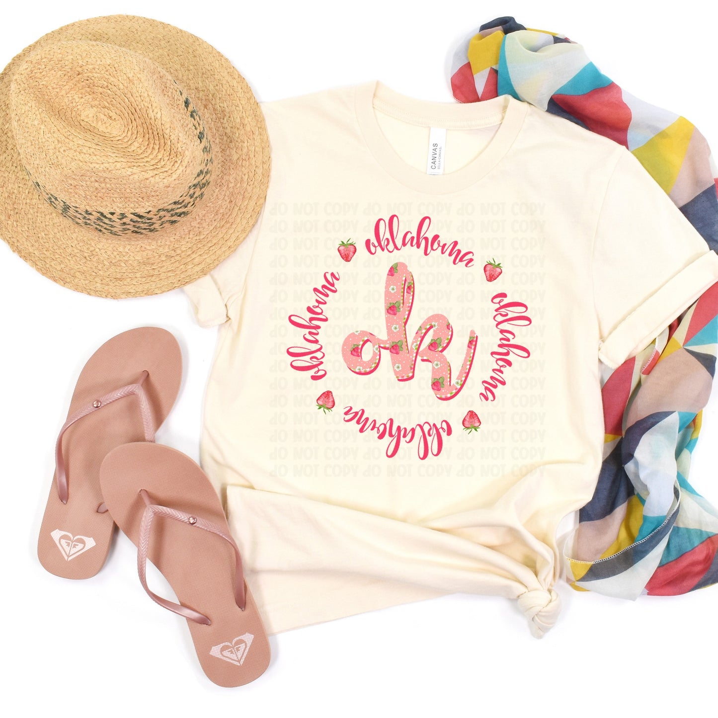 DTF TRANSFER Oklahoma Strawberry