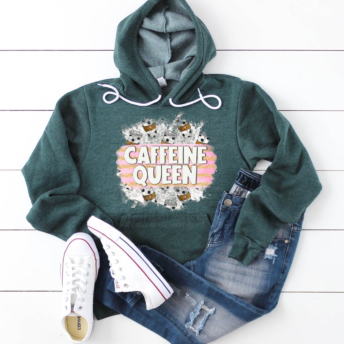 DTF TRANSFER Caffeine Queen