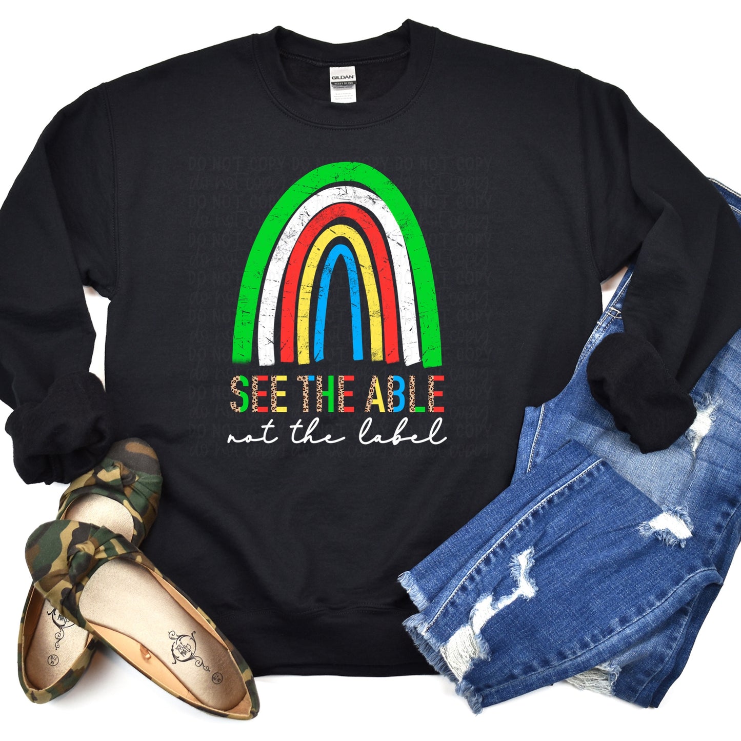 DTF TRANSFER SEE THE ABLE NOT THE LABEL