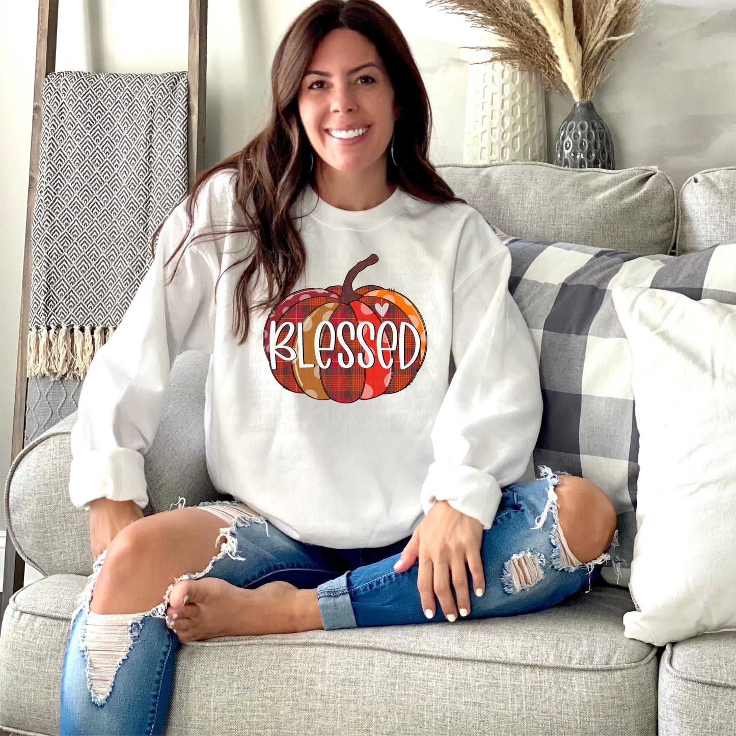 DTF TRANSFER Blessed Pumpkin