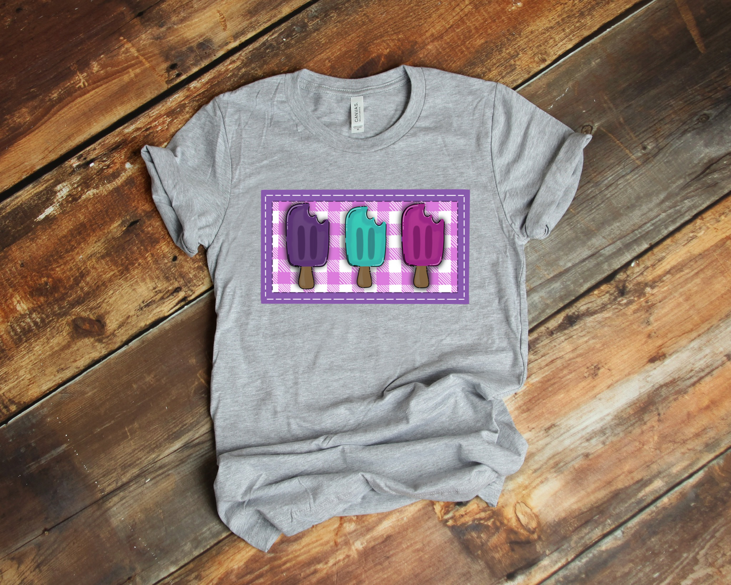 DTF TRANSFER Popsicle Gingham