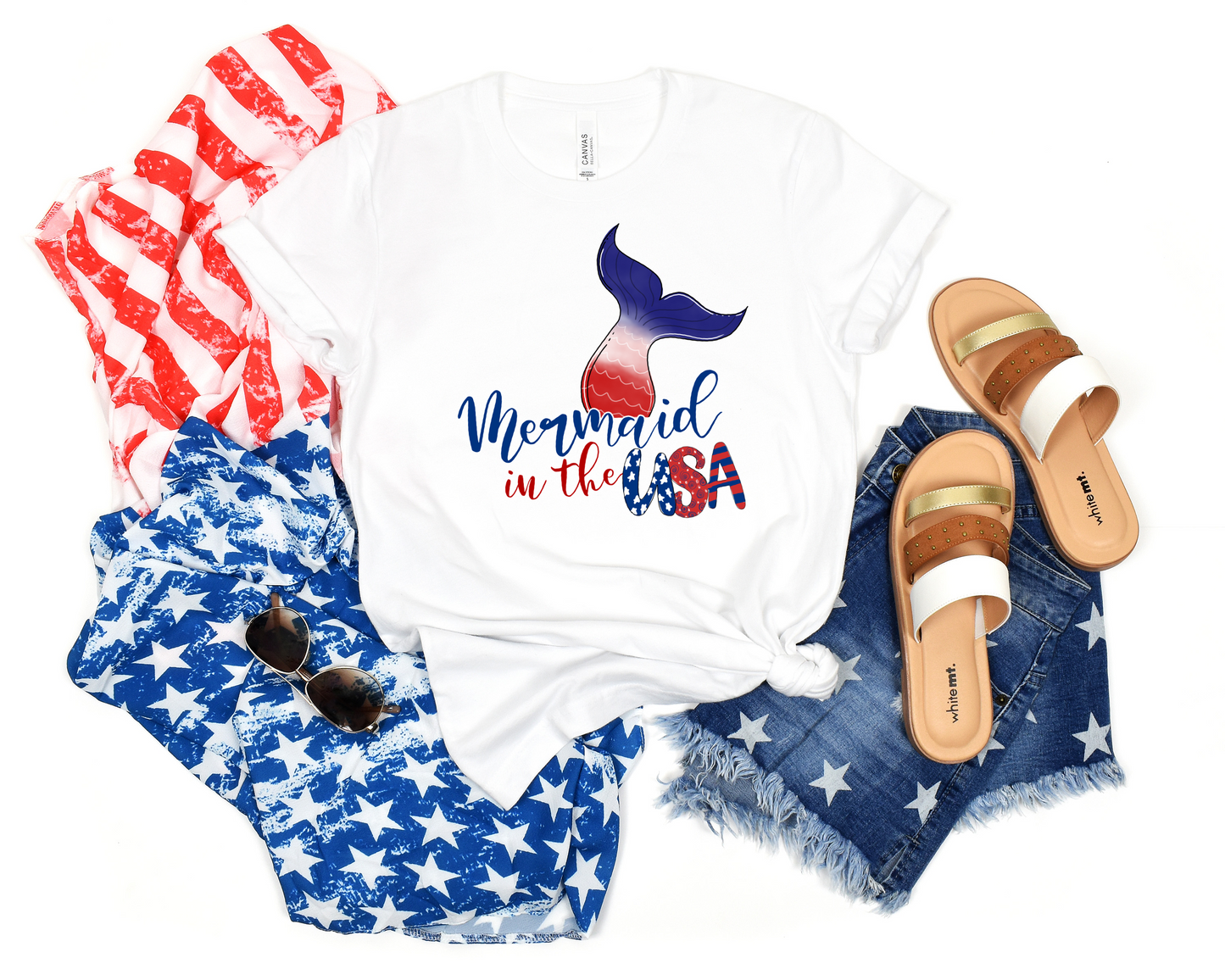 DTF TRANSFER Mermaid In The USA