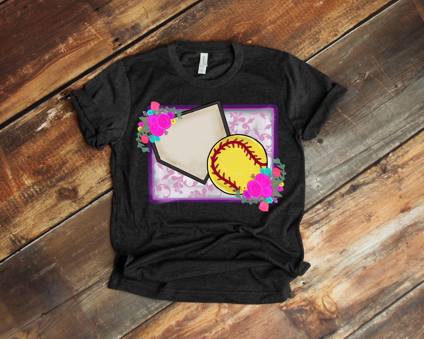 DTF TRANSFER Softball Home Plate (Blank) *email us for personalization