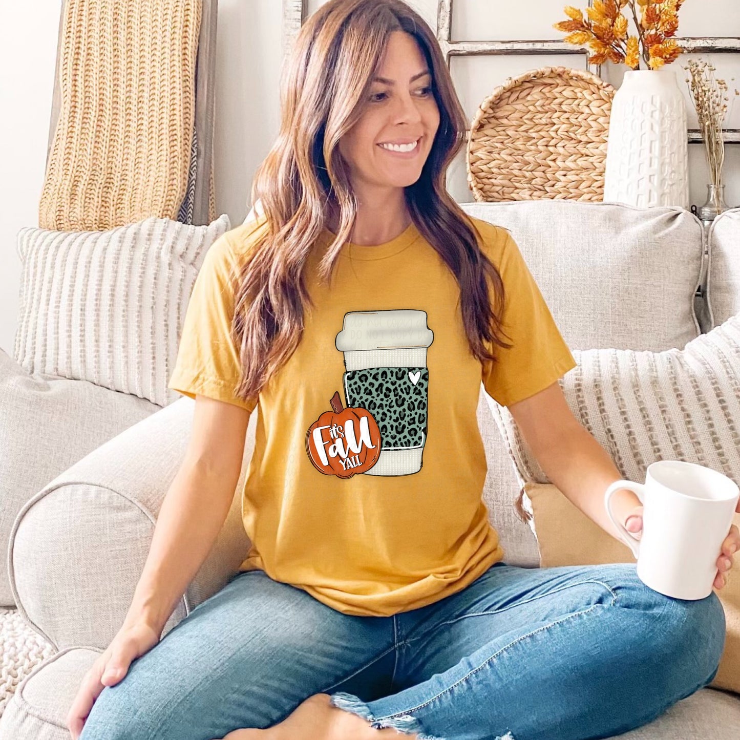 DTF TRANSFER It's Fall Y'all Coffee