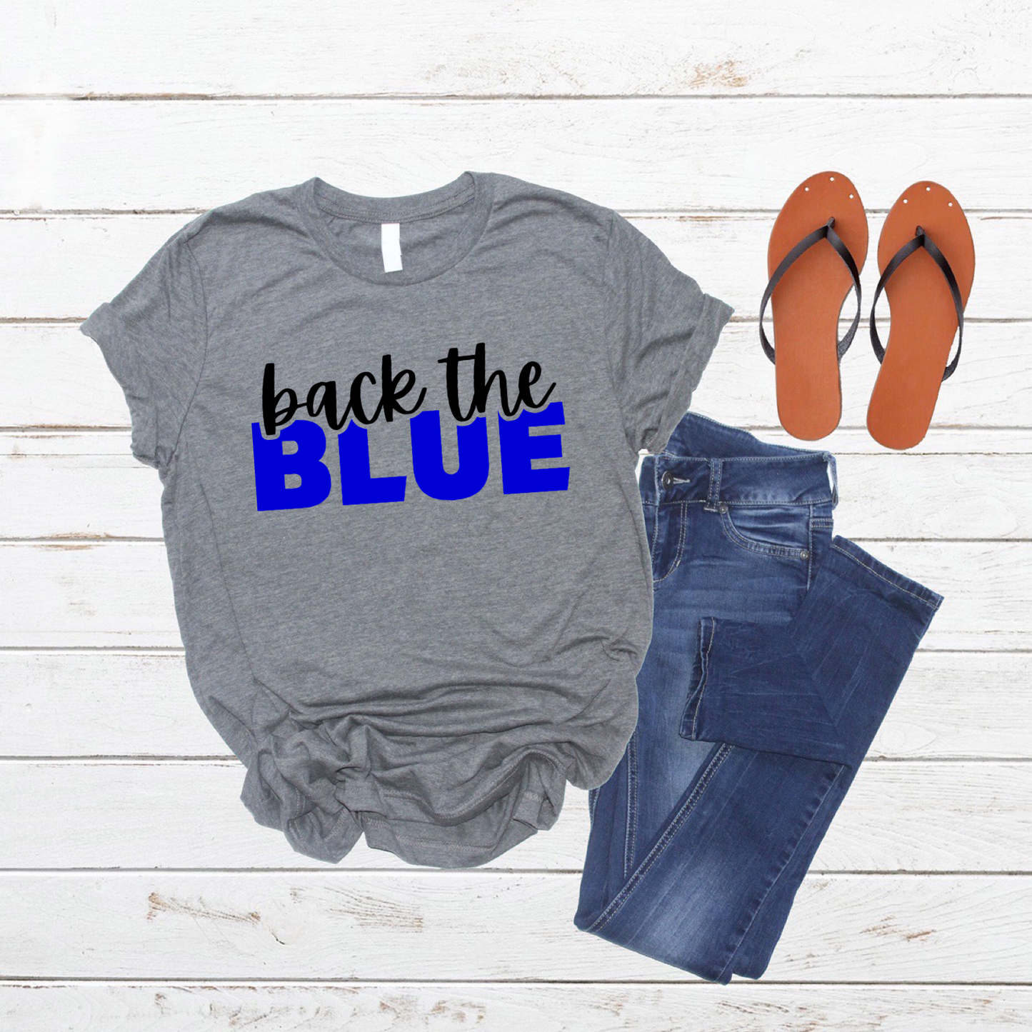 DTF TRANSFER Back The Blue