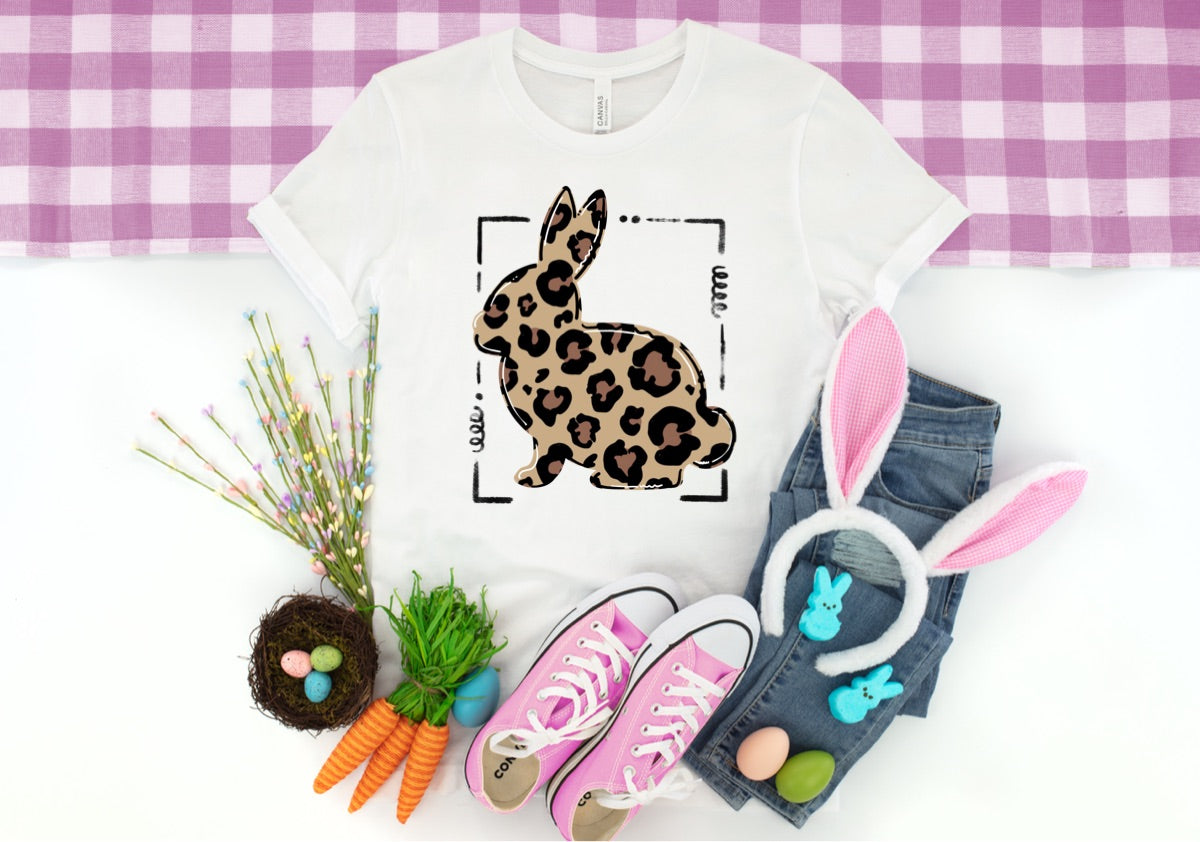 DTF TRANSFER Leopard Bunny