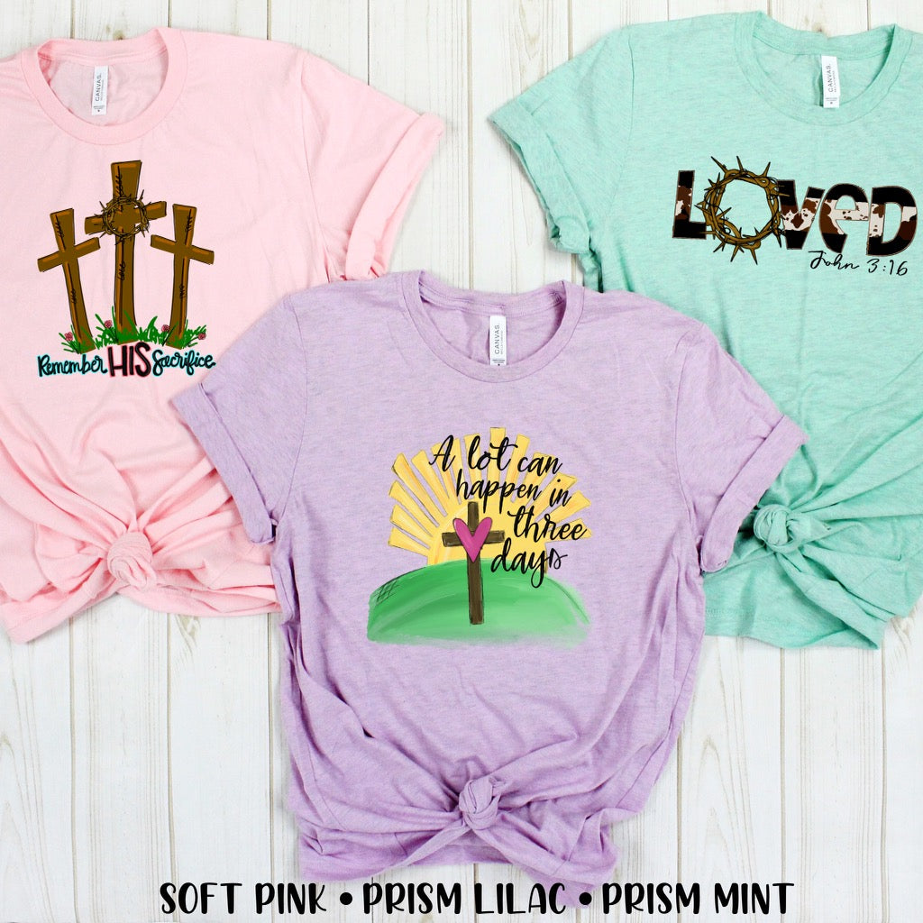 DTF TRANSFER Remember His Sacrifice