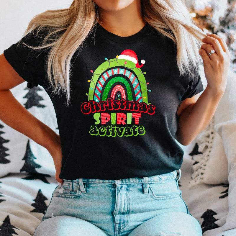 DTF TRANSFER Christmas Spirit Activate