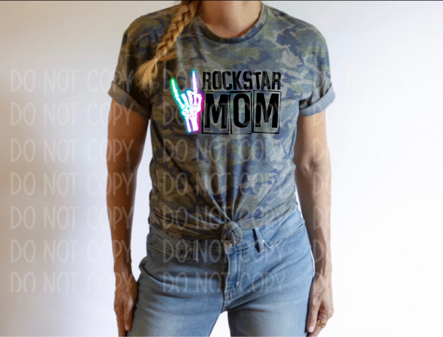 DTF TRANSFER Rockstar Mom