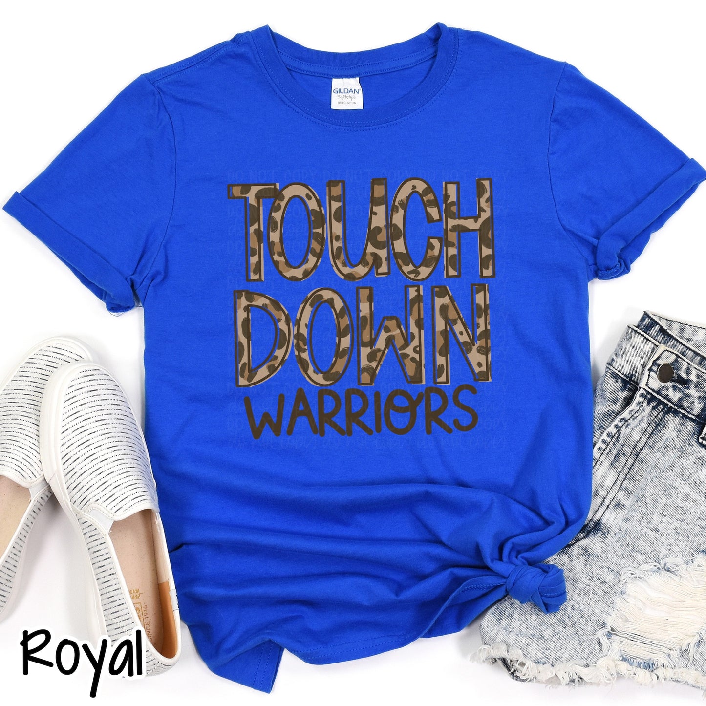 Touch Down Leopard Mascots Multiple Color Choices Tee