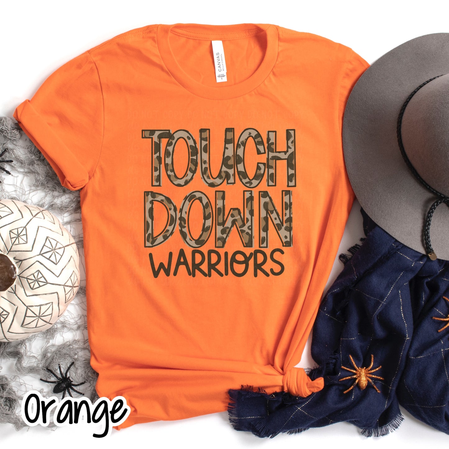 Touch Down Leopard Mascots Multiple Color Choices Tee