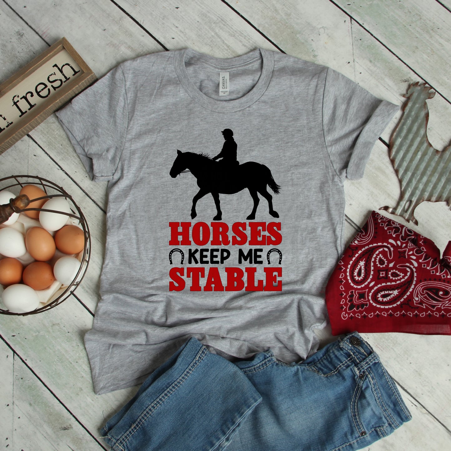 DTF TRANSFER Horses Keep Me Stable