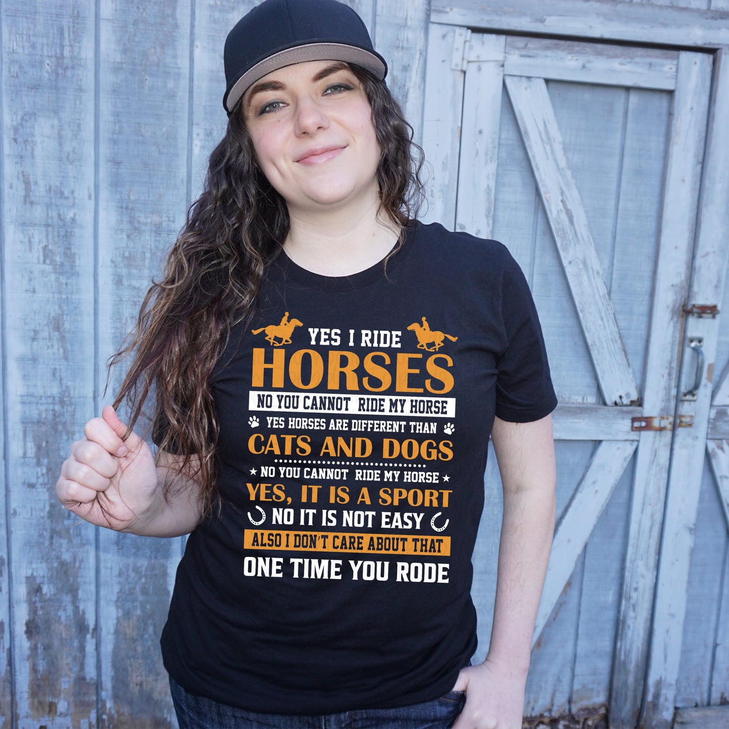 DTF TRANSFER Yes I Ride Horses