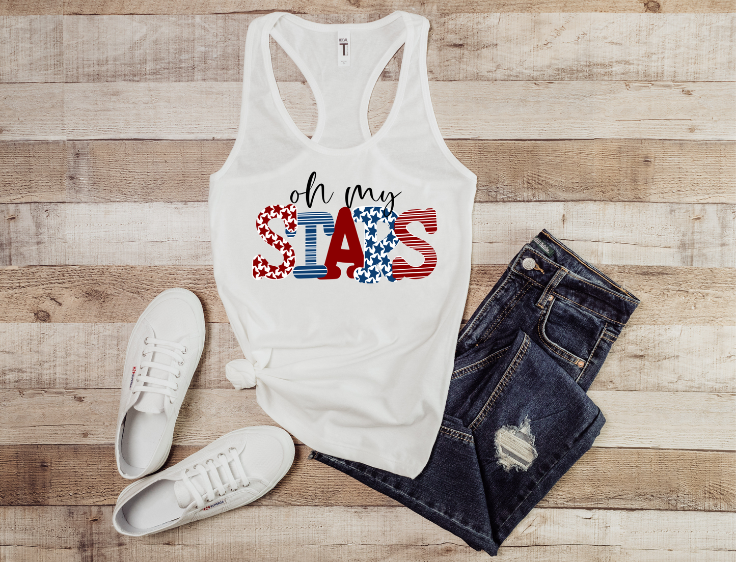 DTF TRANSFER Oh My Stars (Polka Dots & Stripes)