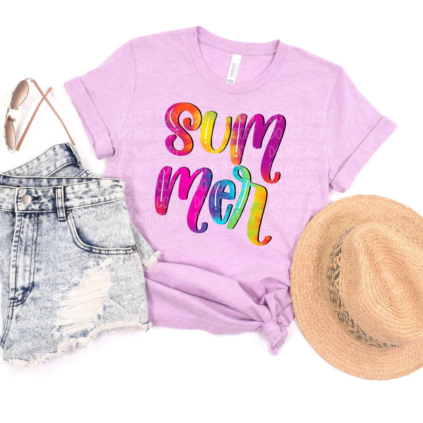 DTF TRANSFER Summer Tie Dye