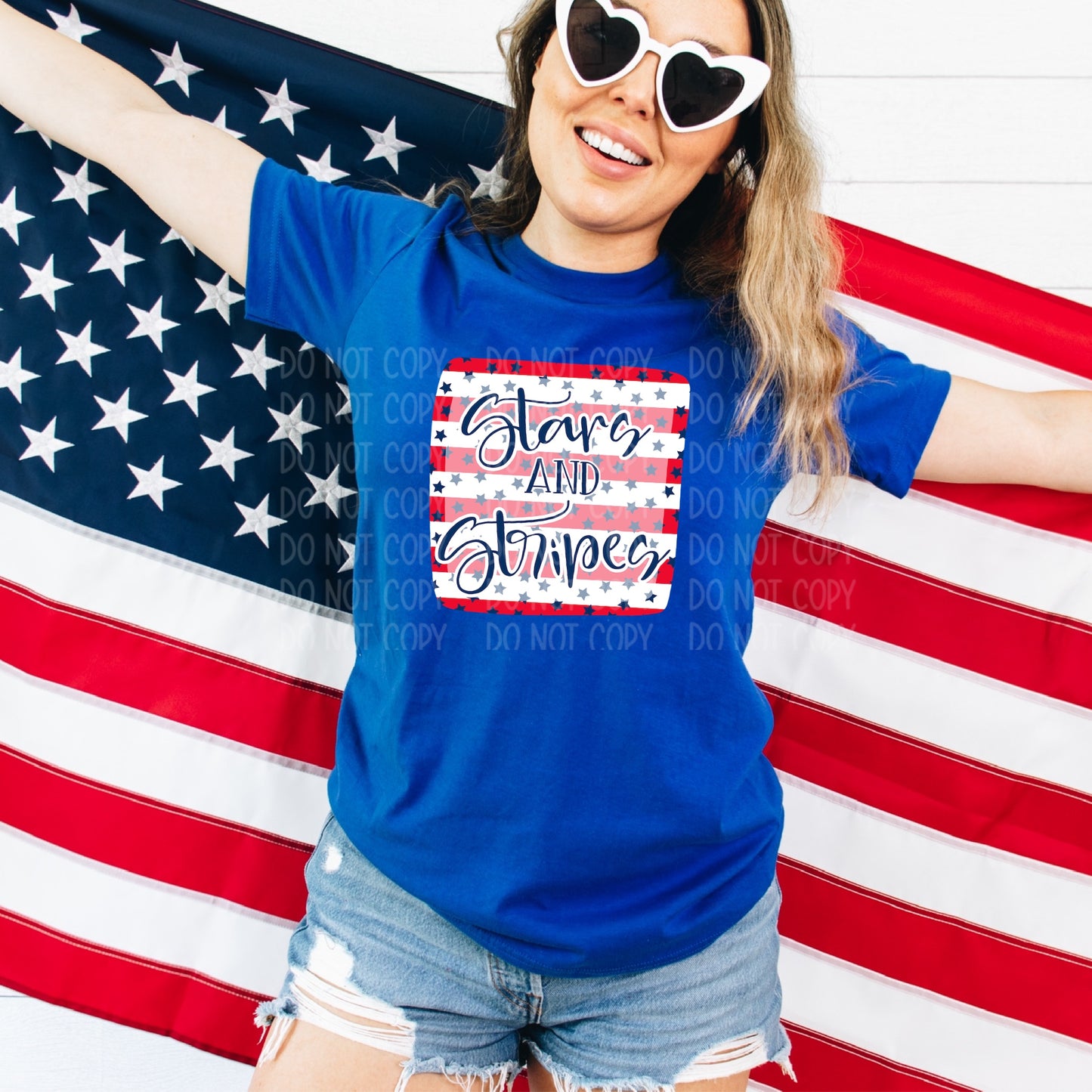 DTF TRANSFER Stars & Stripes