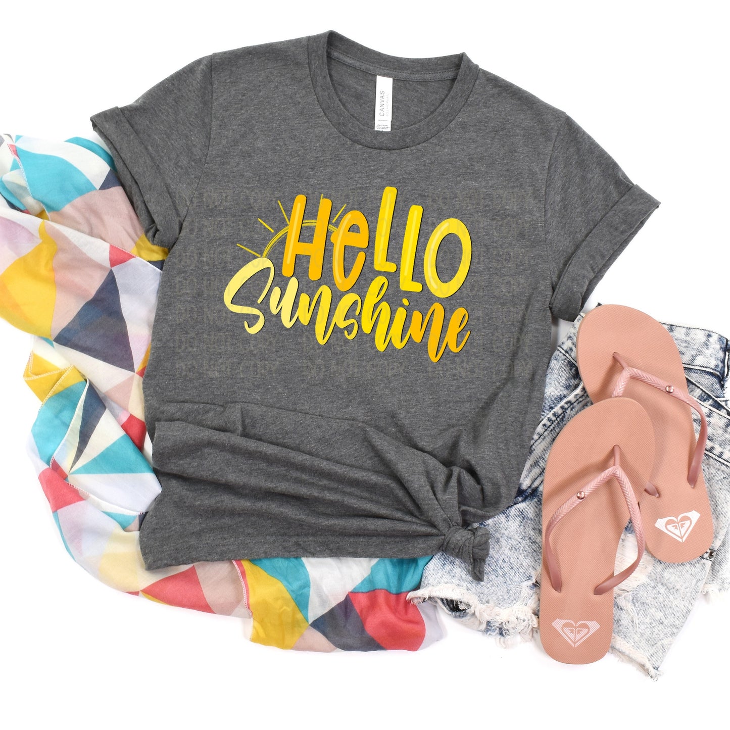 DTF TRANSFER Hello Sunshine