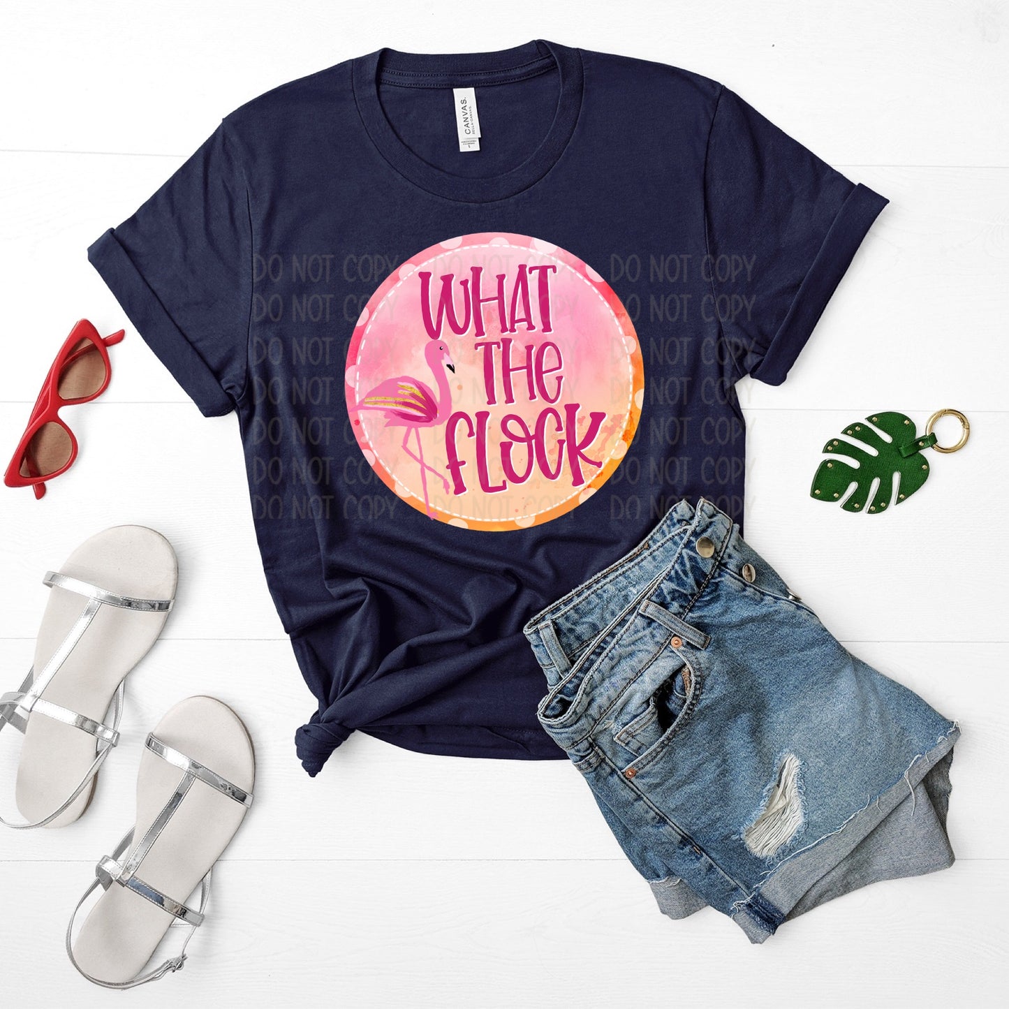 DTF TRANSFER What The Flock