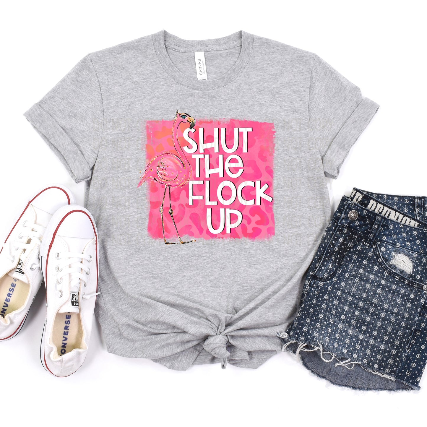 DTF TRANSFER Shut The Flock Up