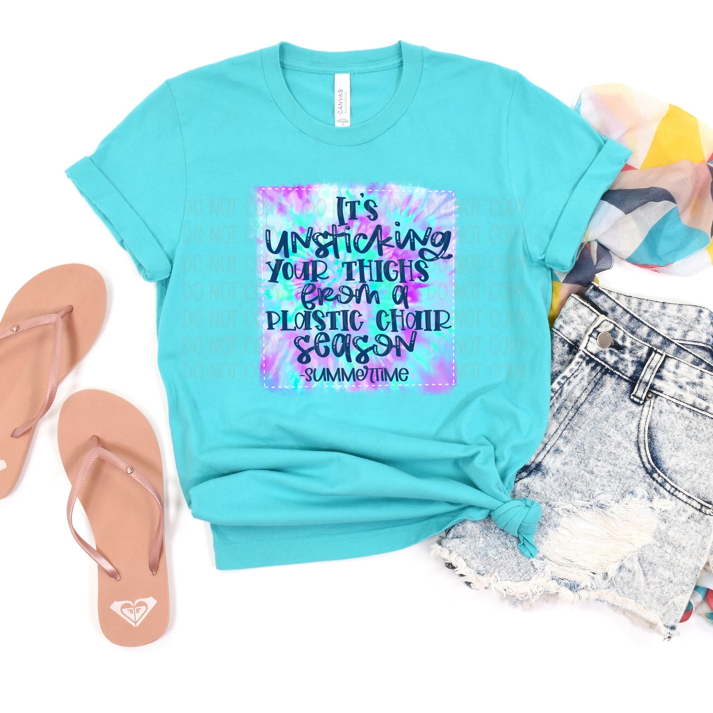 DTF TRANSFER Unsticking Your Thighs From A Plastic Chair Season