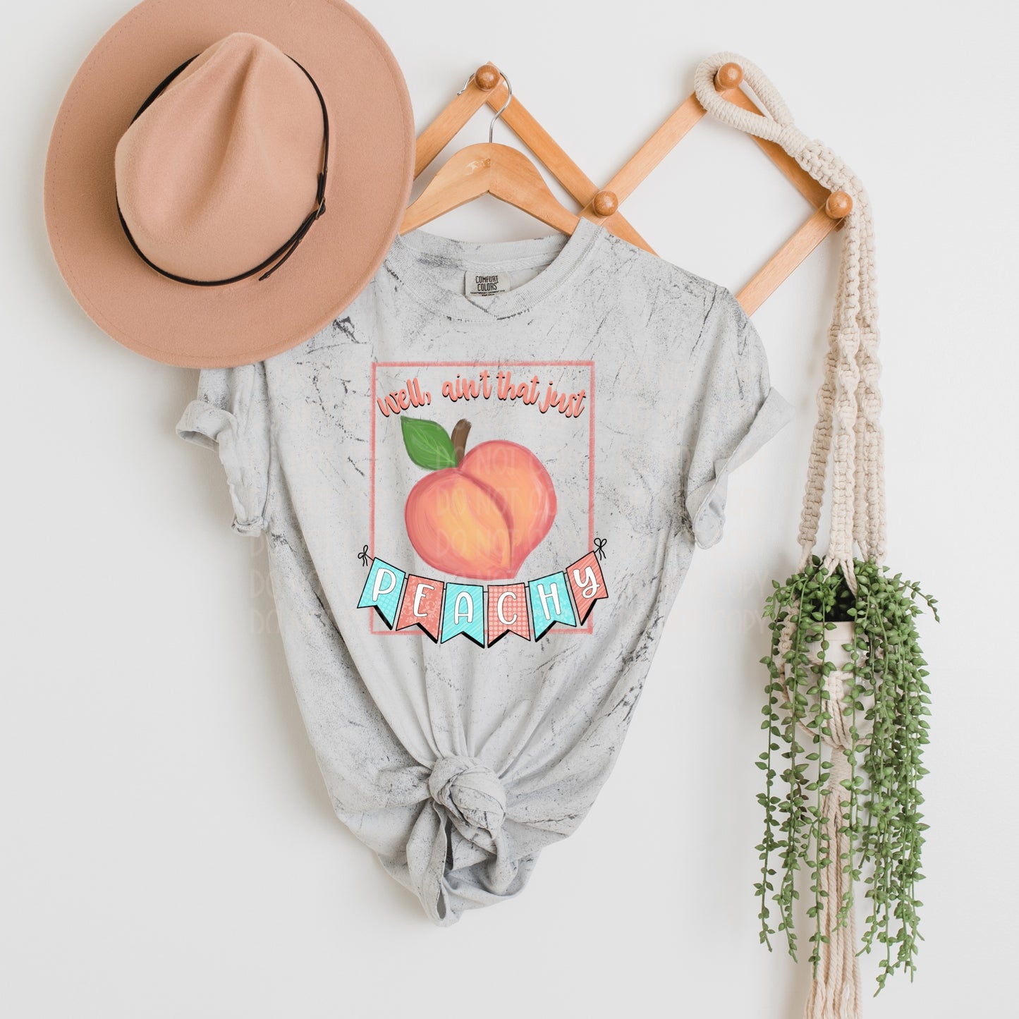 DTF TRANSFER Well Ain't That Just Peachy