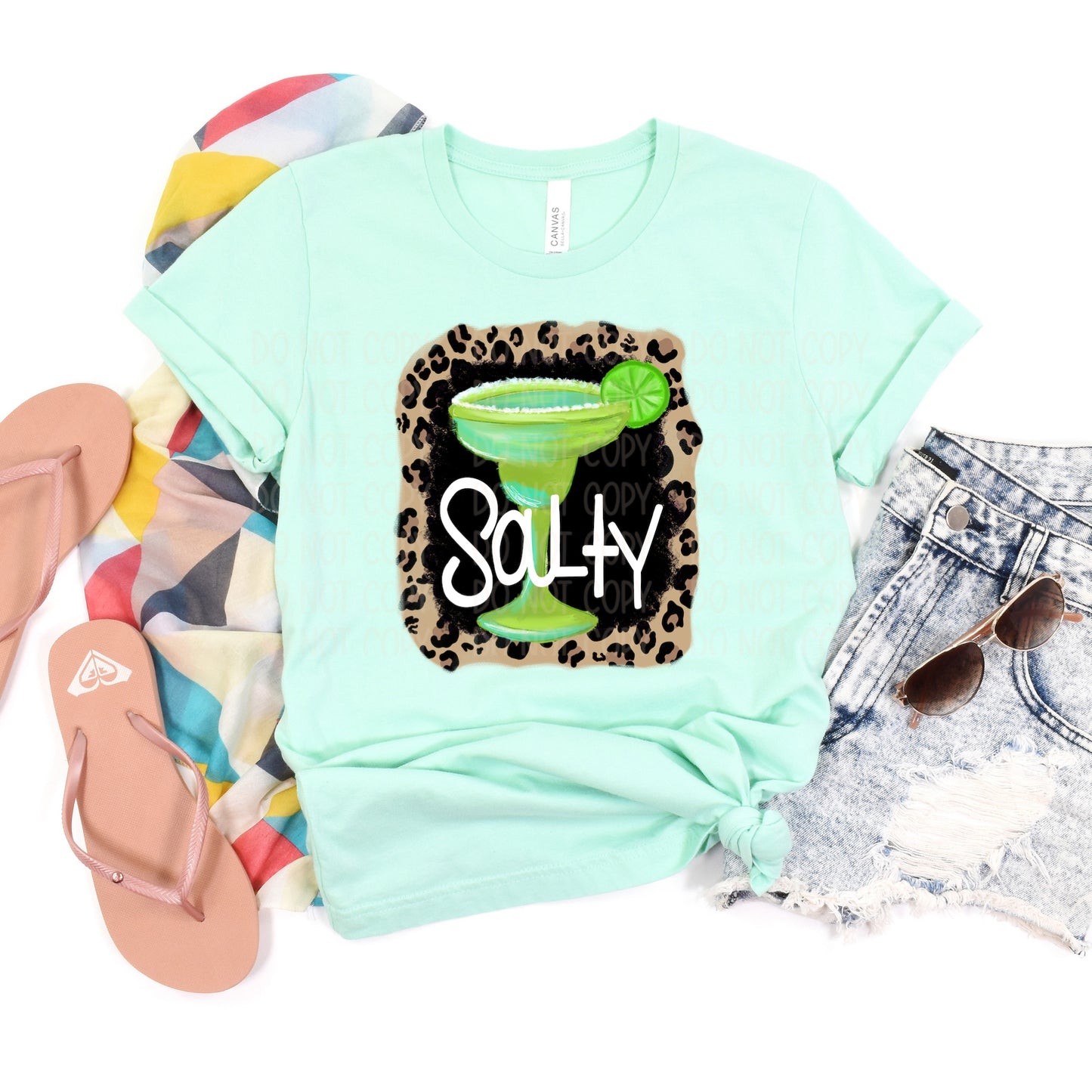 DTF TRANSFER Salty Margarita/Leopard