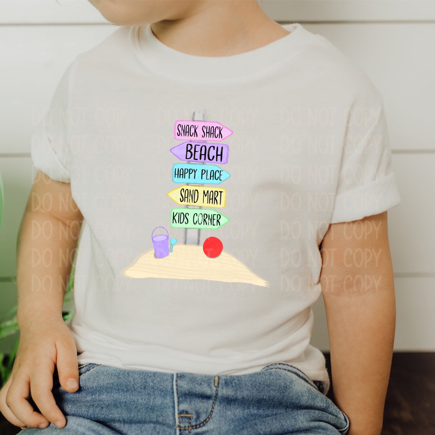 DTF TRANSFER Snack Shack Beach Kids Corner