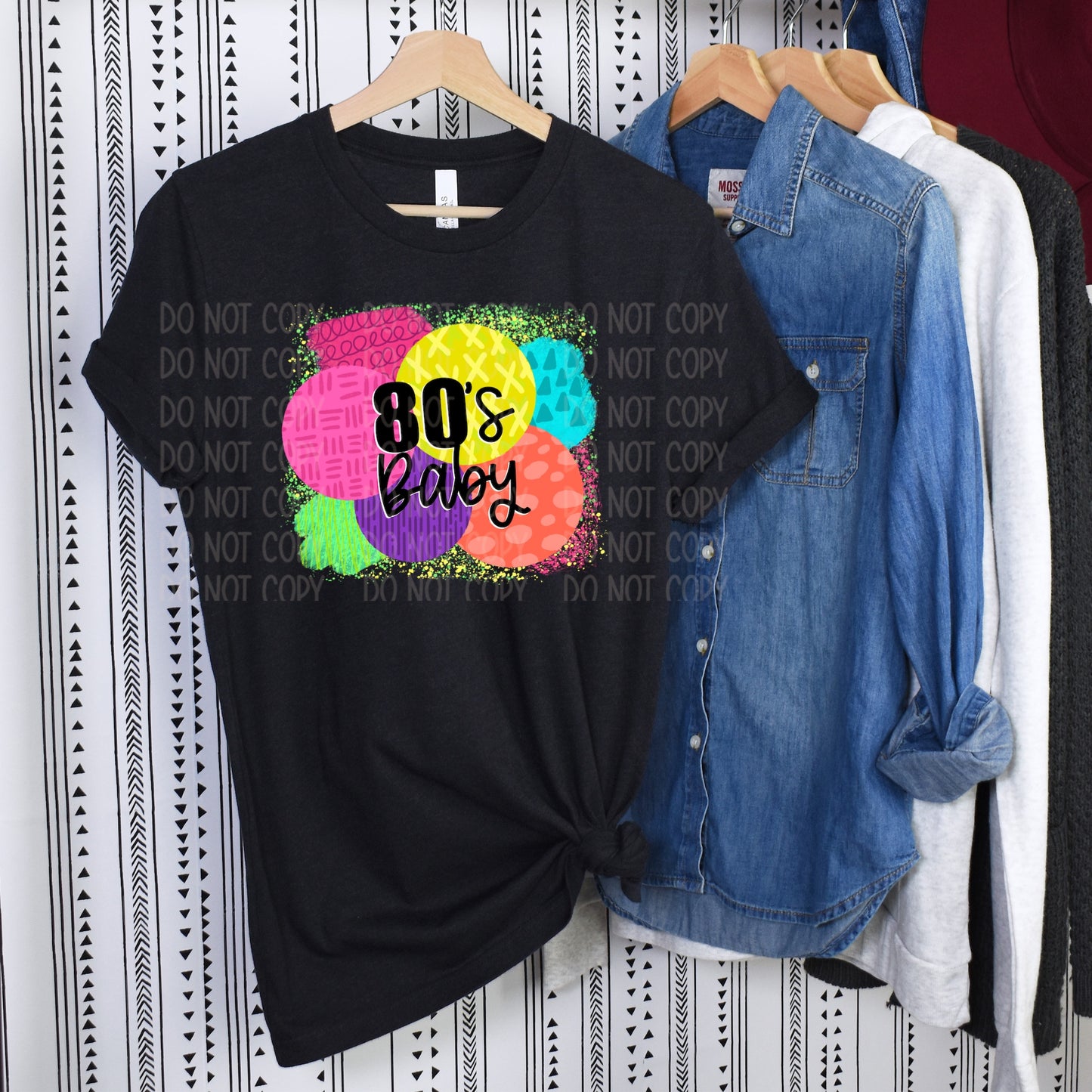 DTF TRANSFER 80s Baby