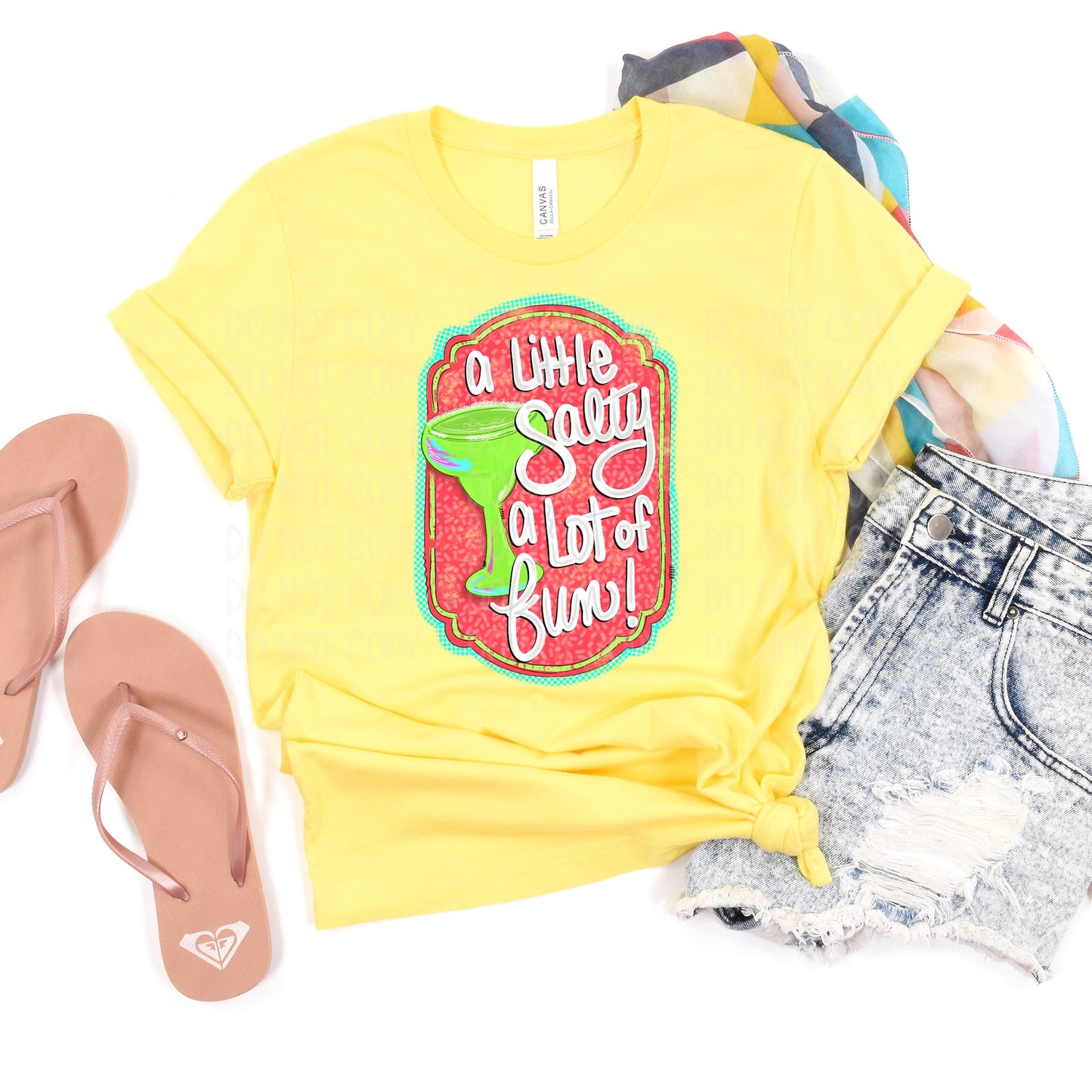 DTF TRANSFER A Little Salty, A Lot Of Fun