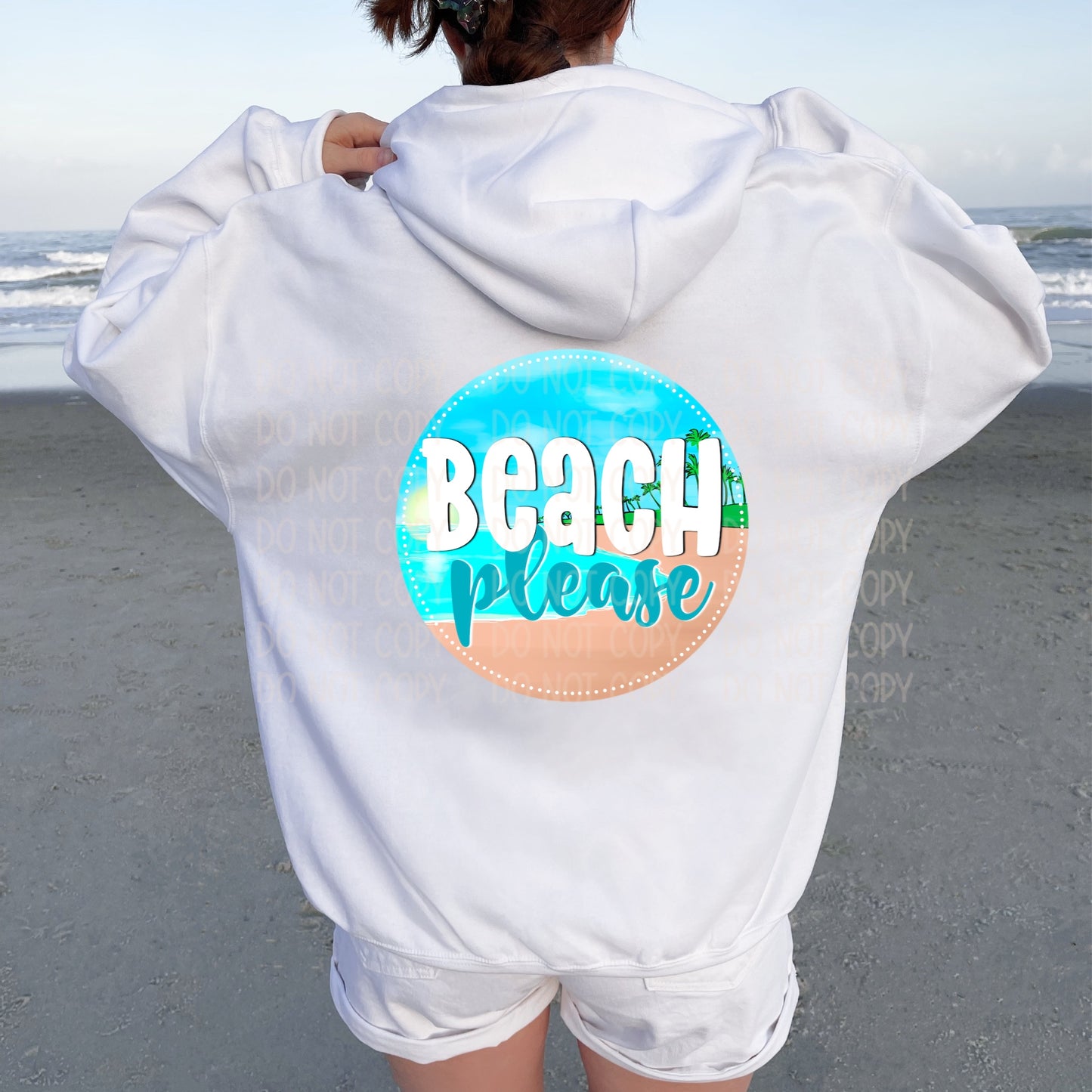 DTF TRANSFER Beach Please