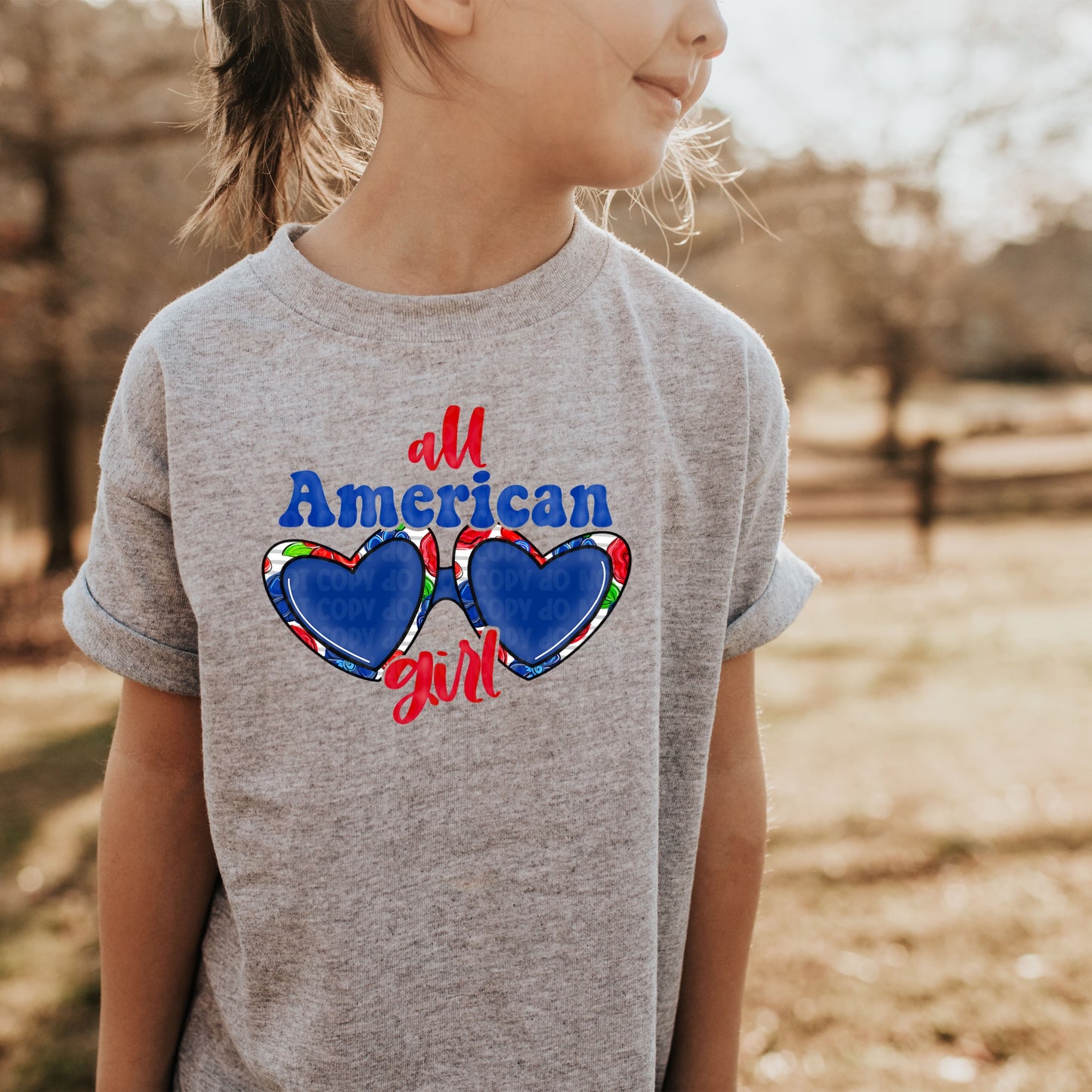 DTF TRANSFER All American Girl