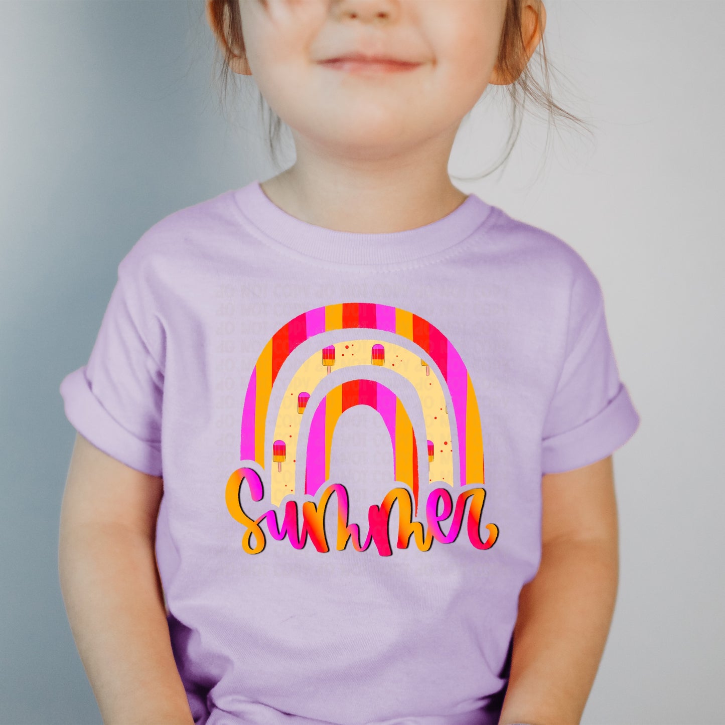 DTF TRANSFER Summer Popsicle Rainbow