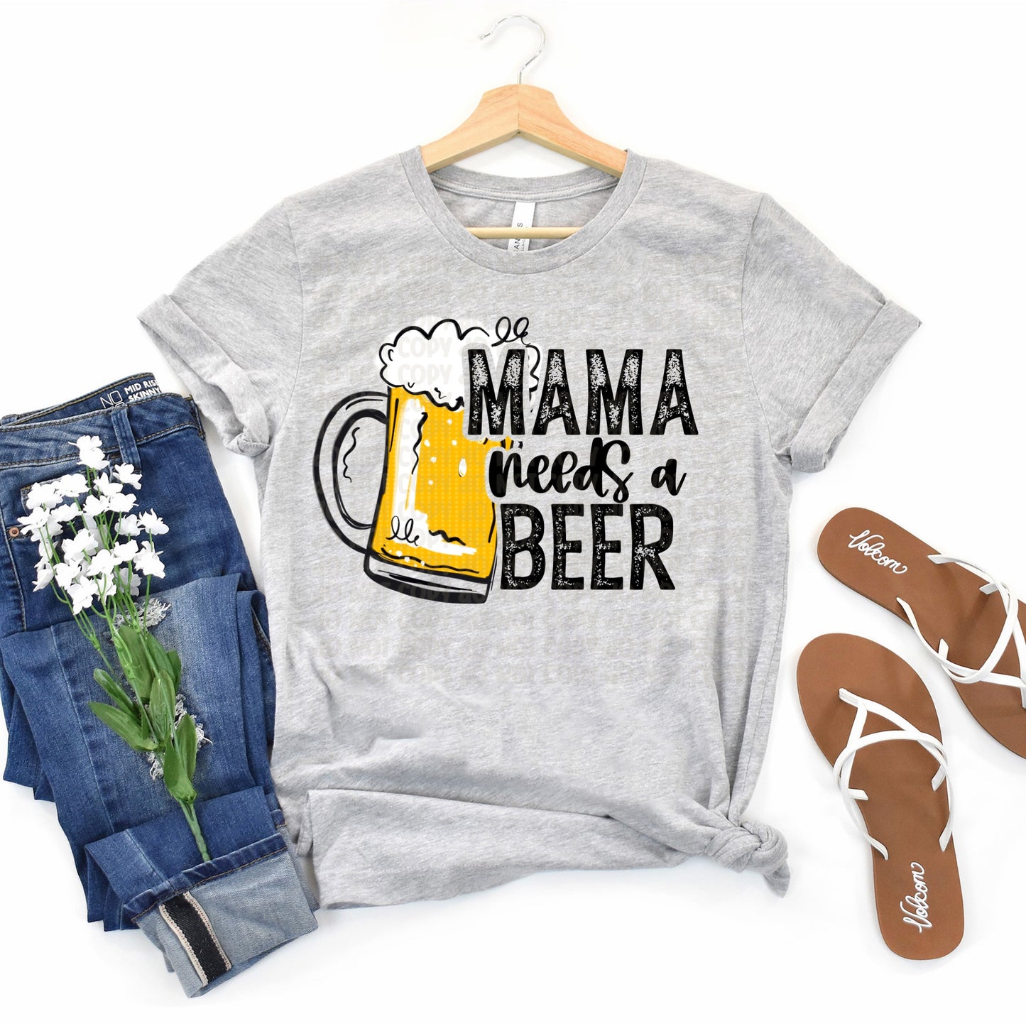 DTF TRANSFER Mama Needs A Beer