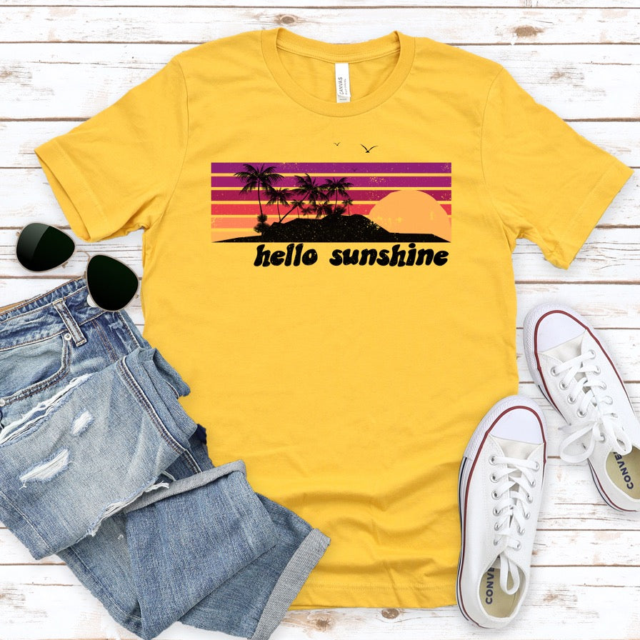 DTF TRANSFER Hello Sunshine