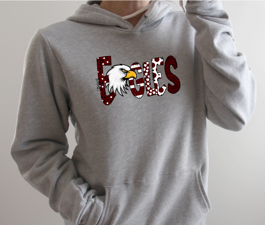 DTF TRANSFER Eagles Doodle