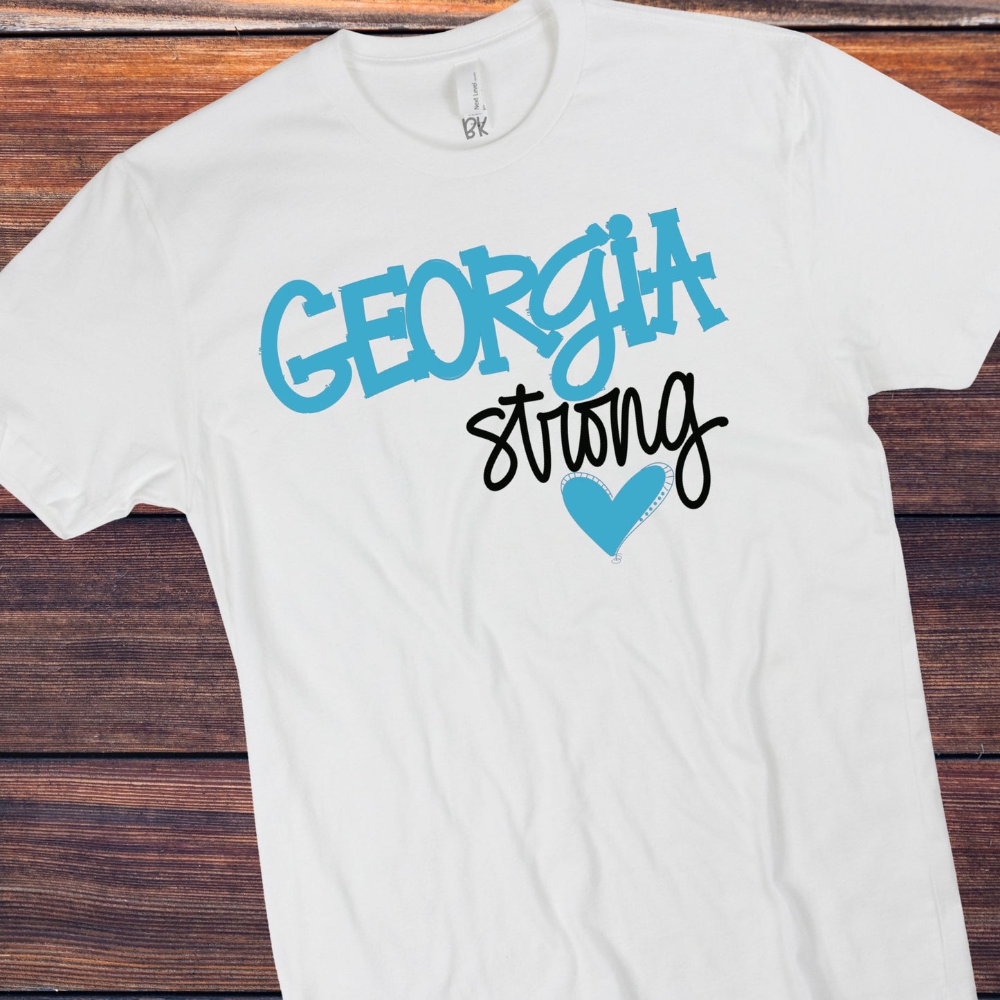 DTF TRANSFER Georgia Strong blue