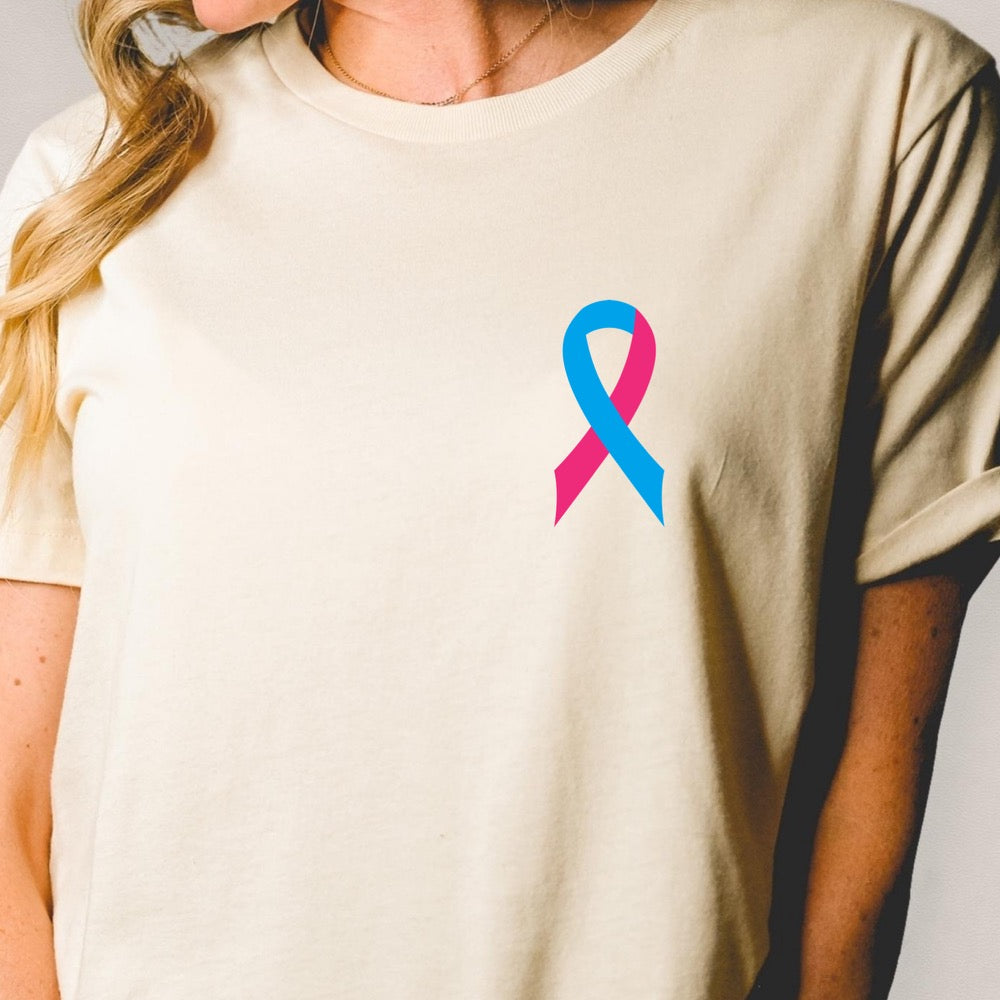 DTF TRANSFER Infant Loss Awareness Ribbon