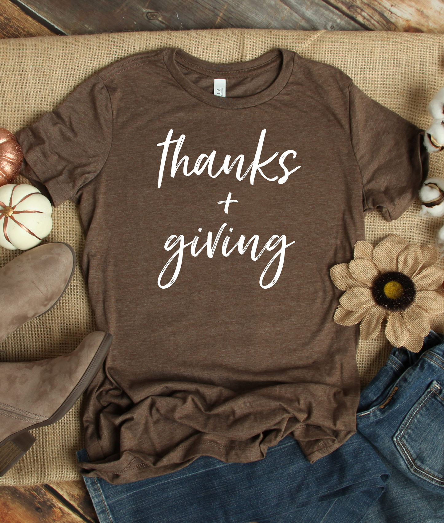 DTF TRANSFER Thanks + giving